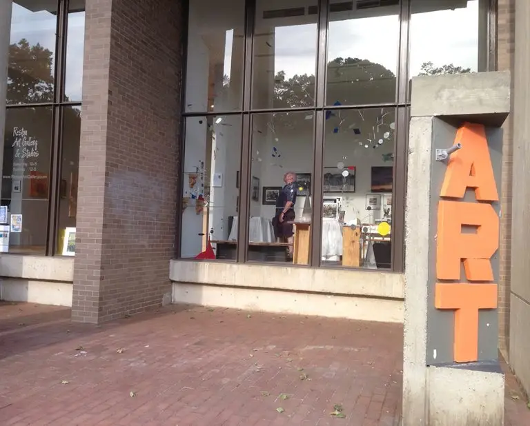 Sign and Entrance to the Reston Art Gallery