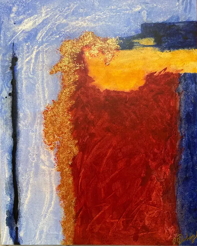 Color Play #2, Acrylic on Canvas - 30"Hx24"Wx1.5"D
